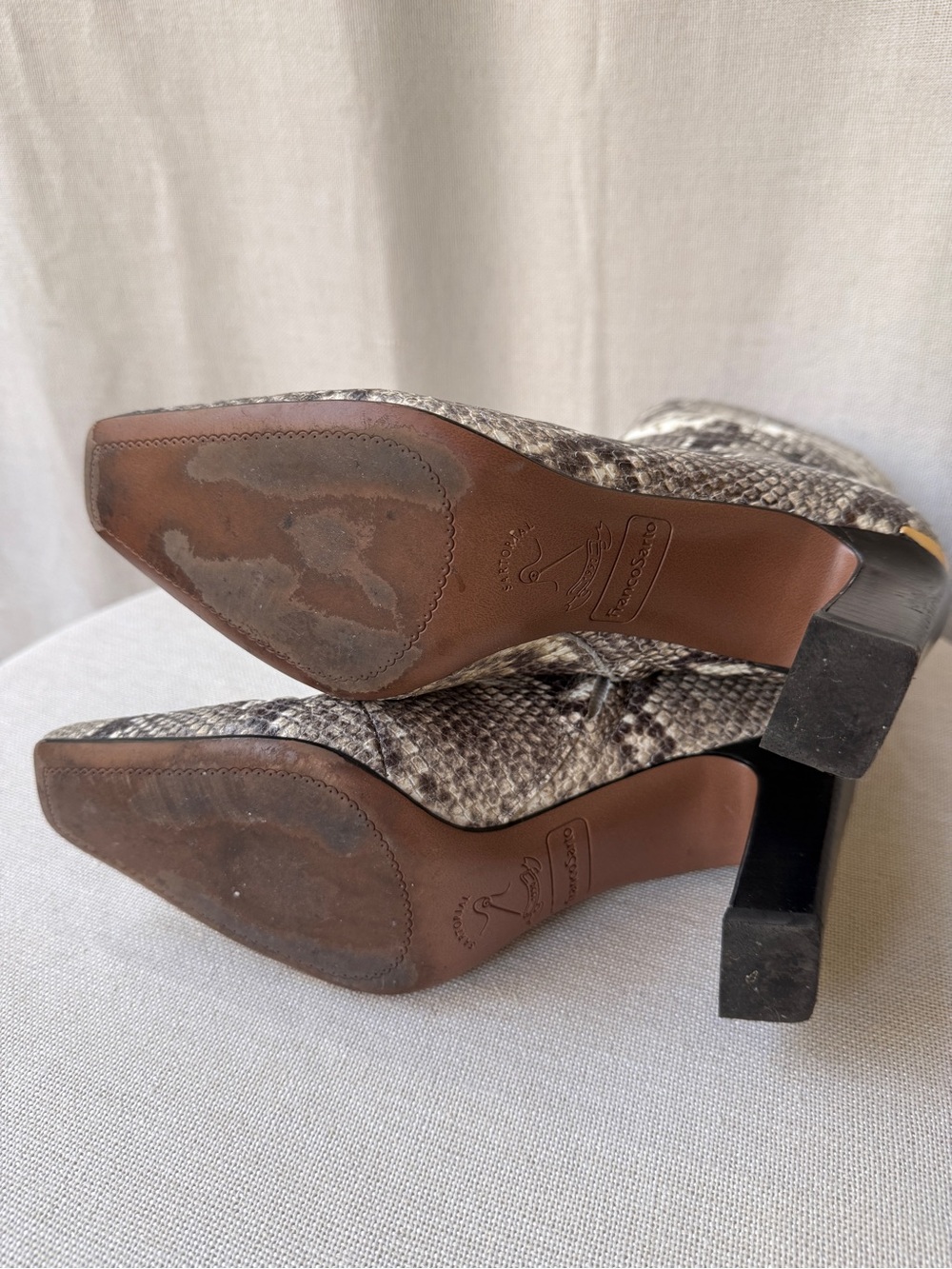 Python-Print High Ankle Boot in Grey - Picture 6 of 6